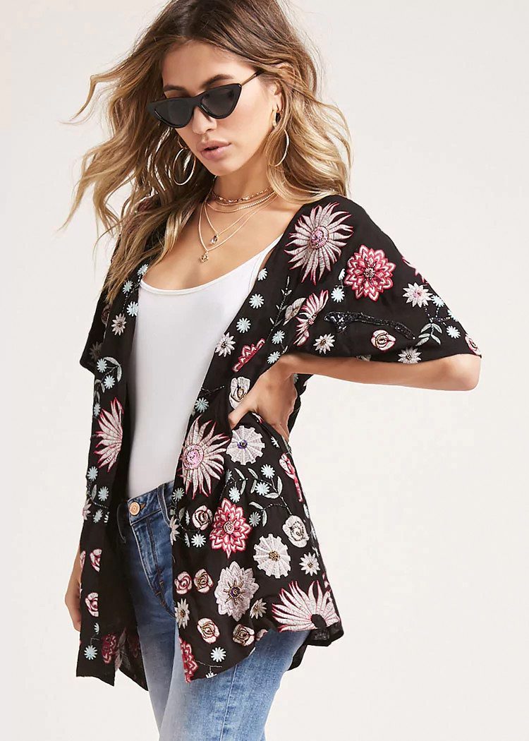 RD & Koko Floral Kimono
